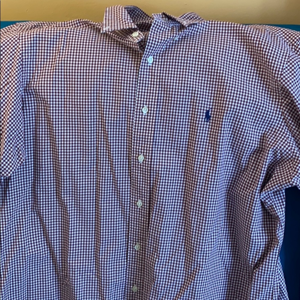 MENS RALPH LAUREN POLO DRESS SHIRT SIZE CUSTOM FIT